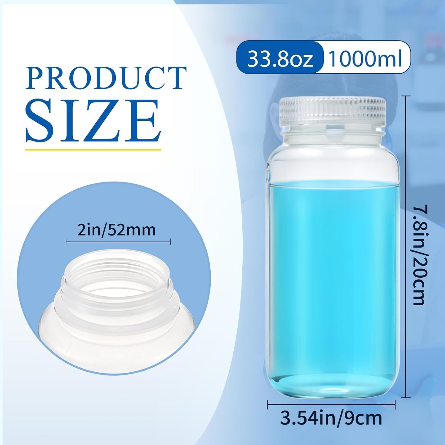 Leak Proof Plastic Containers 1000ml – Pack of 12