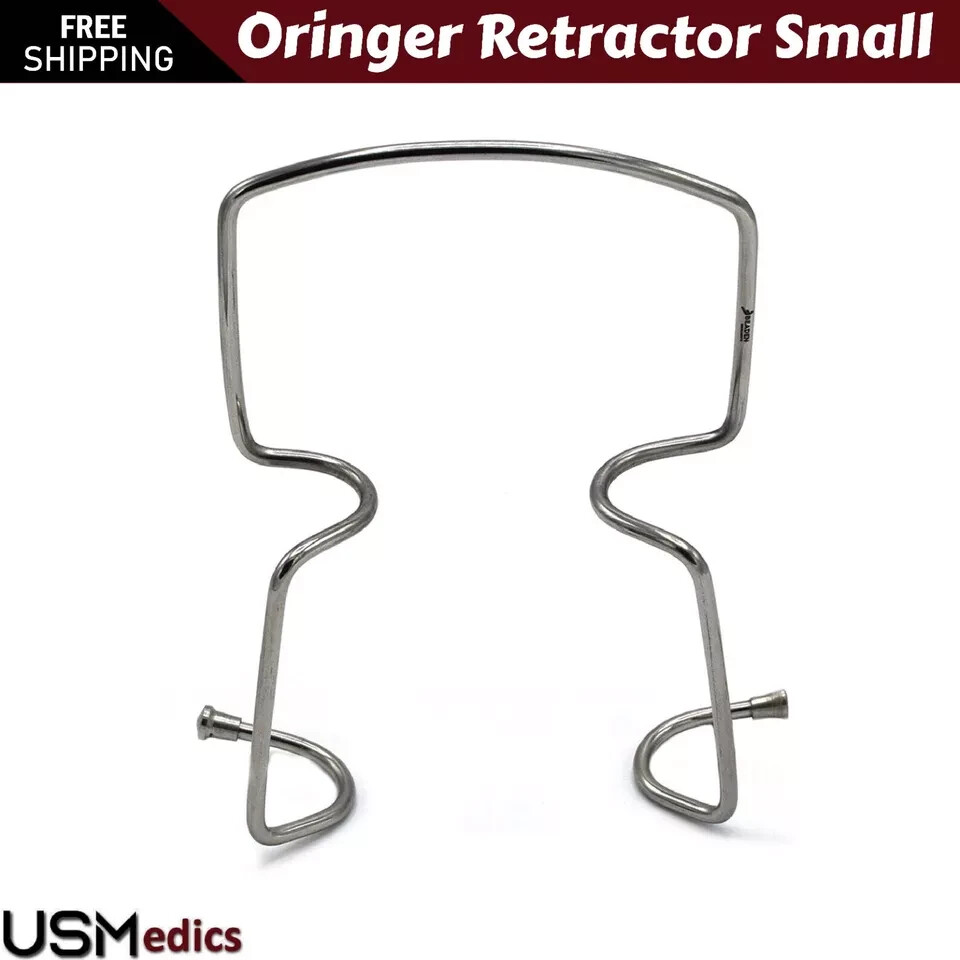 Oringer Retractor Dental Self Retaining Small Lip & Cheek Metal Wire Retractor