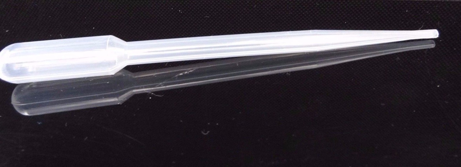 Pack of 50 Cardinal Health Plastic Transfer Pipet 3.5 ml Draw Large Bulb Pipette