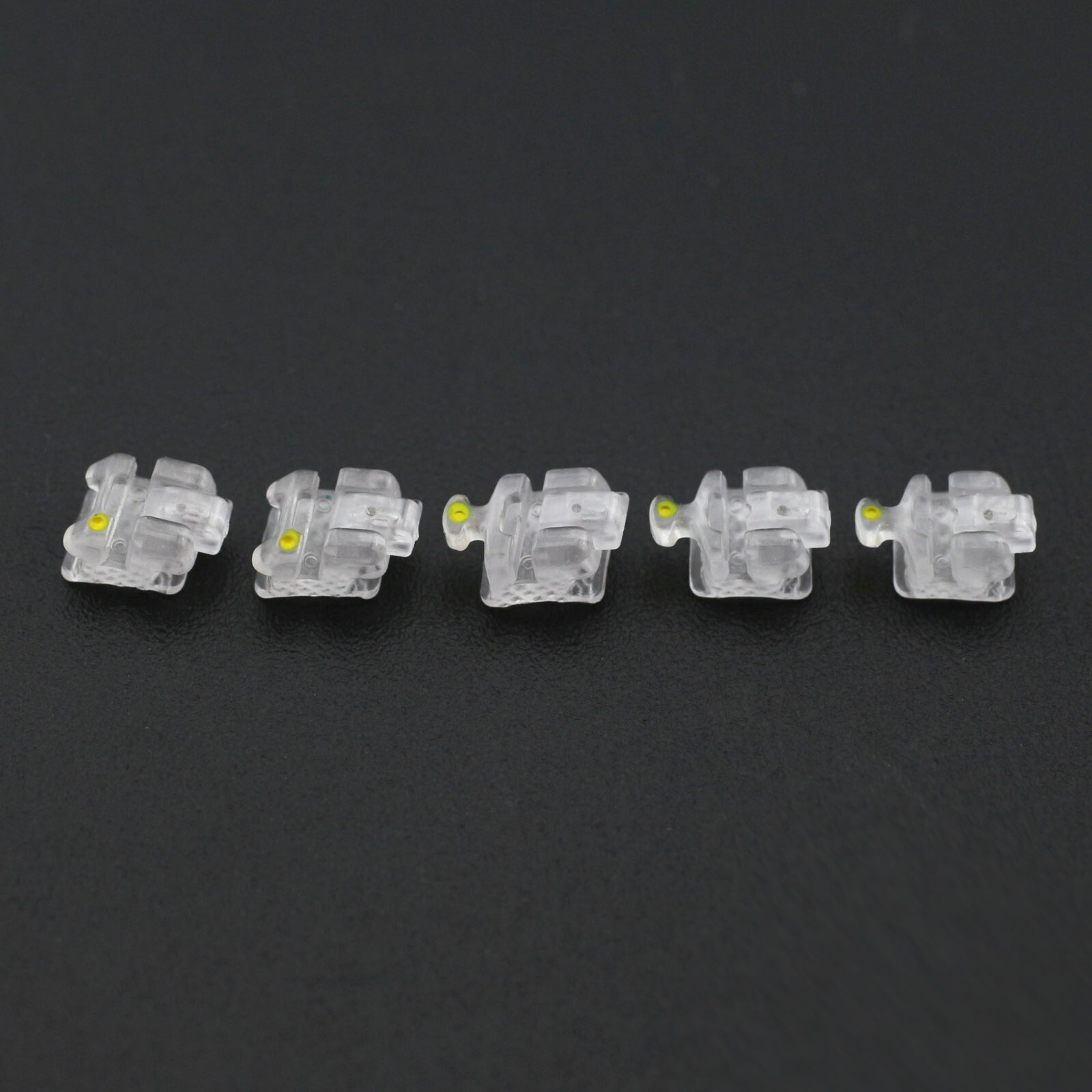 Orthodontic Self Ligating Brackets Damon Sapphire Clear Braces MBT Roth 022 5-5