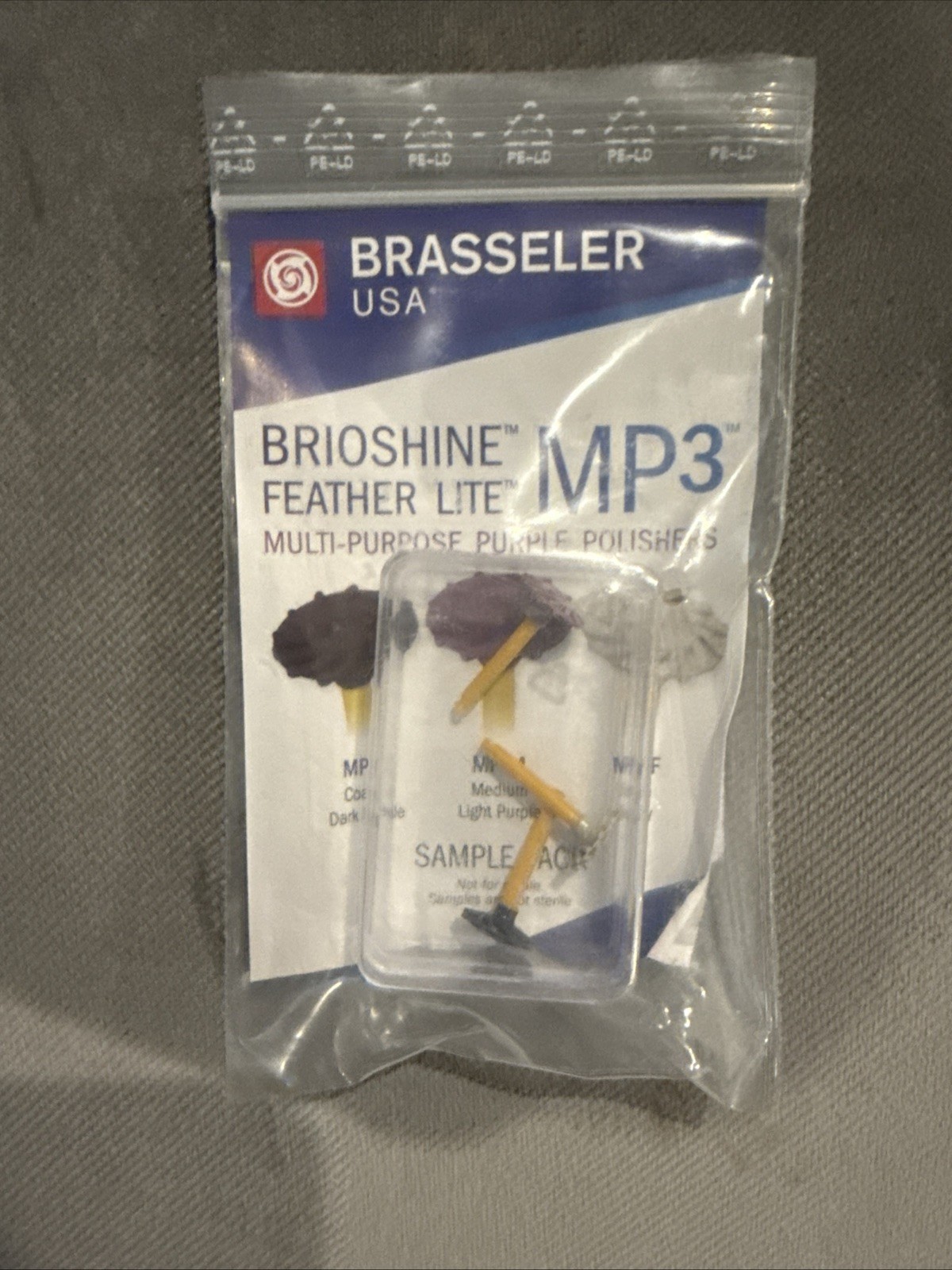 MP3 Brioshine Feather Lite Multi-Purpose Polisher By Brasseler (3/pack)