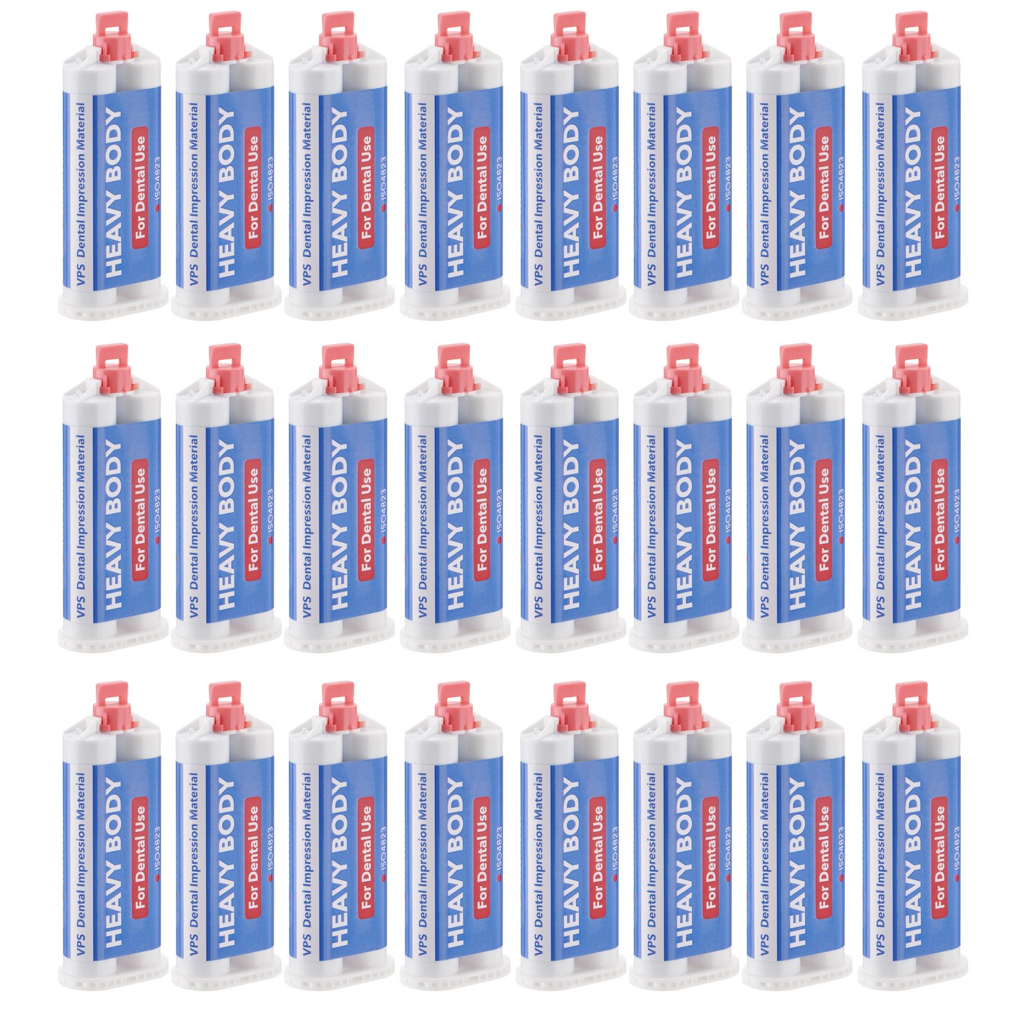 24 x Heavy Body Fast Rapid Set Impression Material 50mL Cartridges VPS PVS