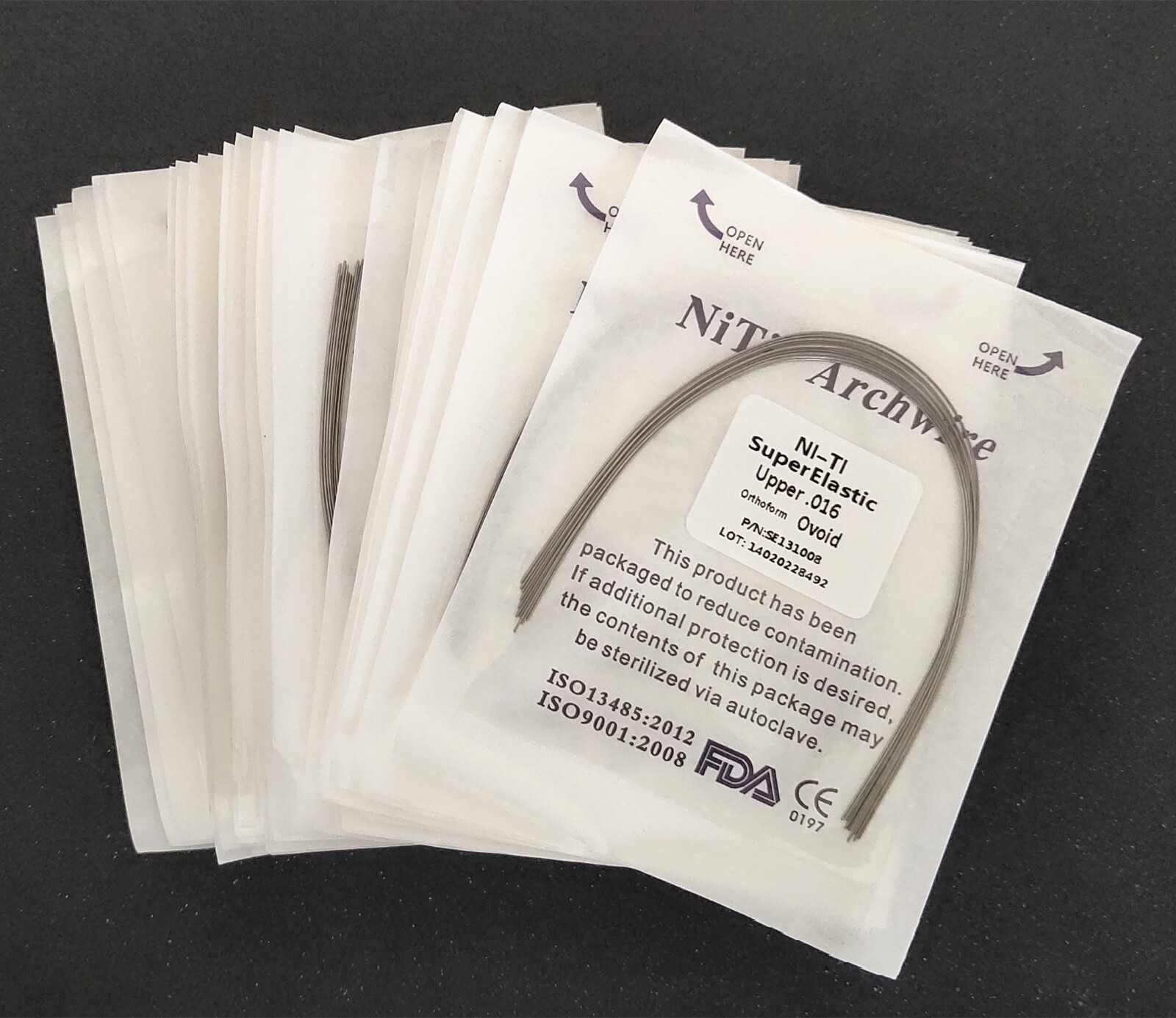 Dental Orthodontics Brackets Braces /Supper Elastic Niti Round Arch Wires Ovoid