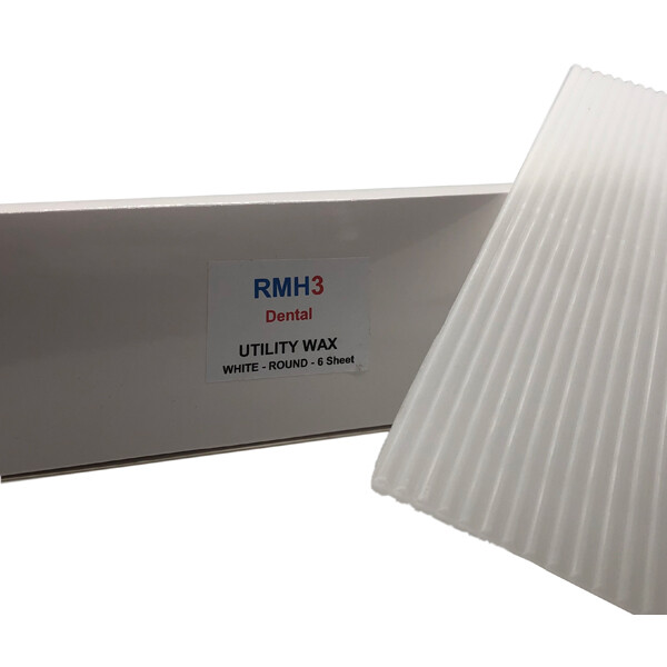 Utility Wax White Round Sheets Size 10″ x 3″ 6/Box