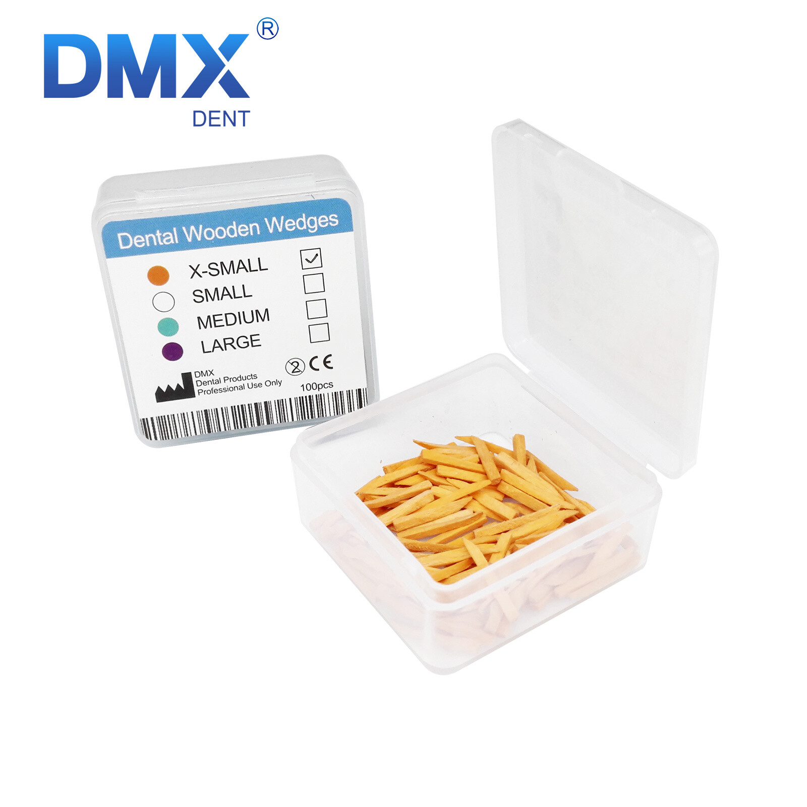 DMXDENT Dental Fixing Composite Wooden Wedges Interdental Tip Restoration