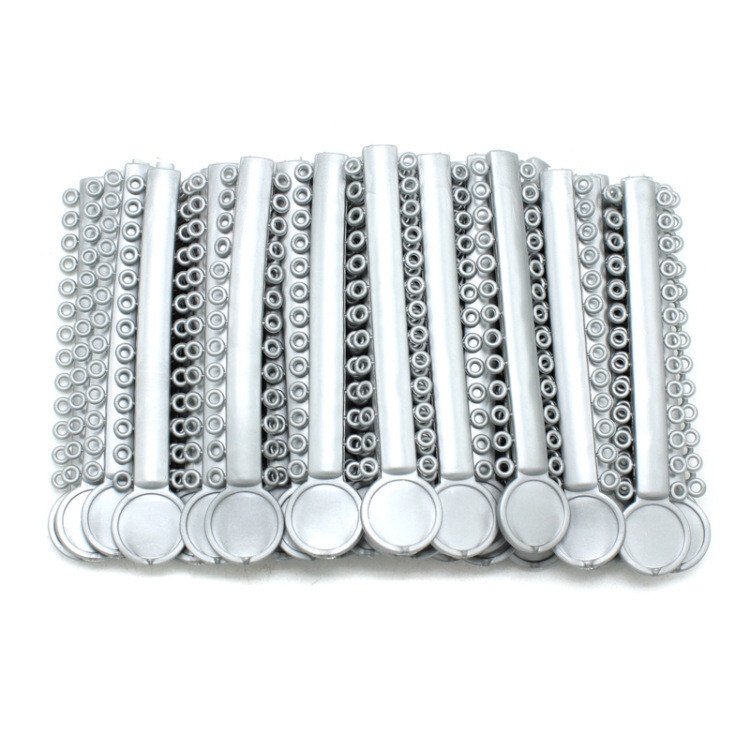 1 Pack 1040 Pcs Dental Orthodontics Elastic Ligature Ties Rubber Bands Sliver