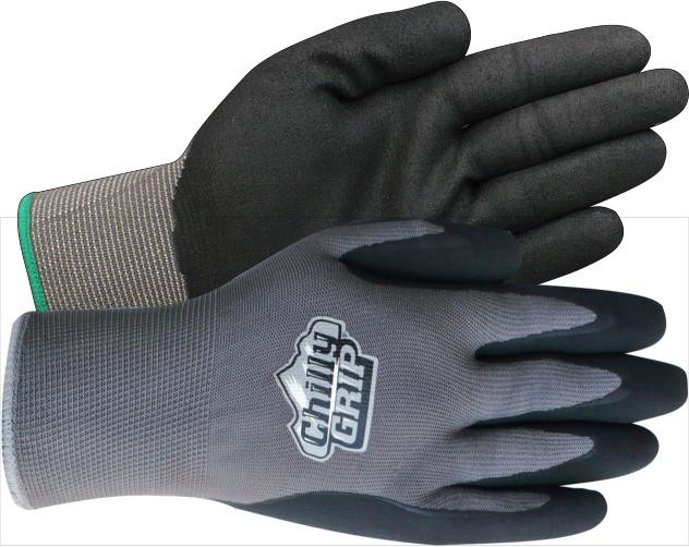 Red Steer A320 Gray Large Nylon Full Fingered Work & General Purpose Gloves -…