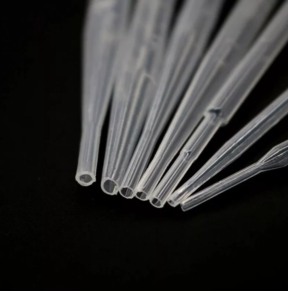 100-1000X 0.2ml Disposable Polyethylene Eye Dropper Transfer Graduated Pipettes