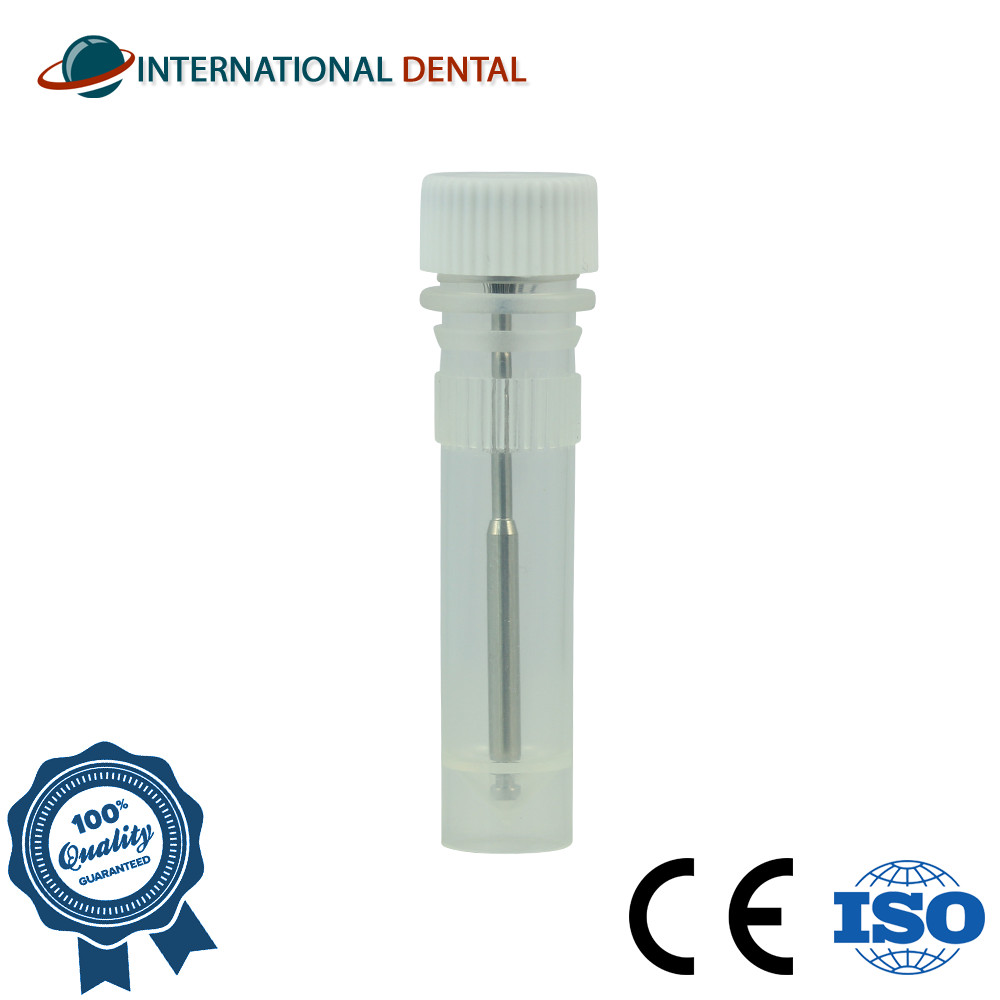 Dental Fixture Surface Threads Cleaning Brush With Titanium Bristles Regular