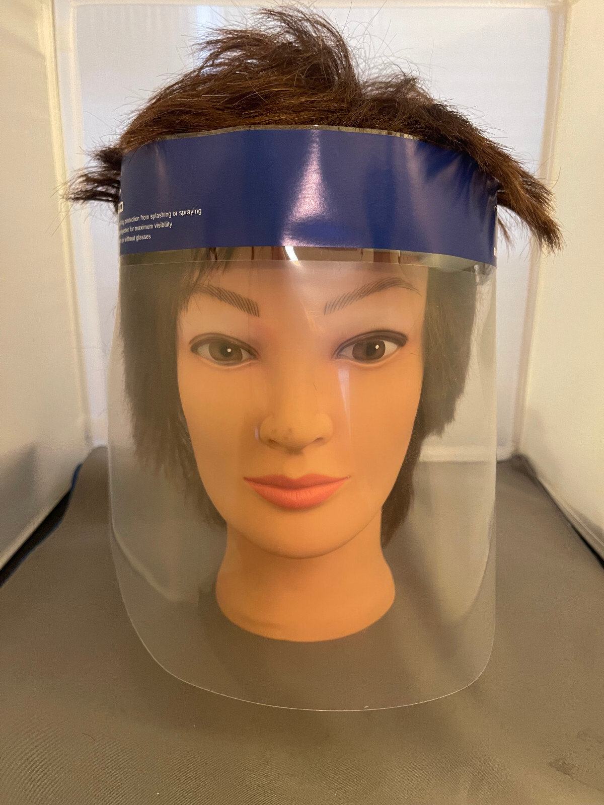FACE SHIELD-INTCO . Qty 25 NEW Elastic Band One Size Fits All Adults