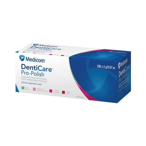 Medicom 10031-FBGUN DentiCare Pro-Polish Prophy Paste Jar Bubblegum Fine Grit