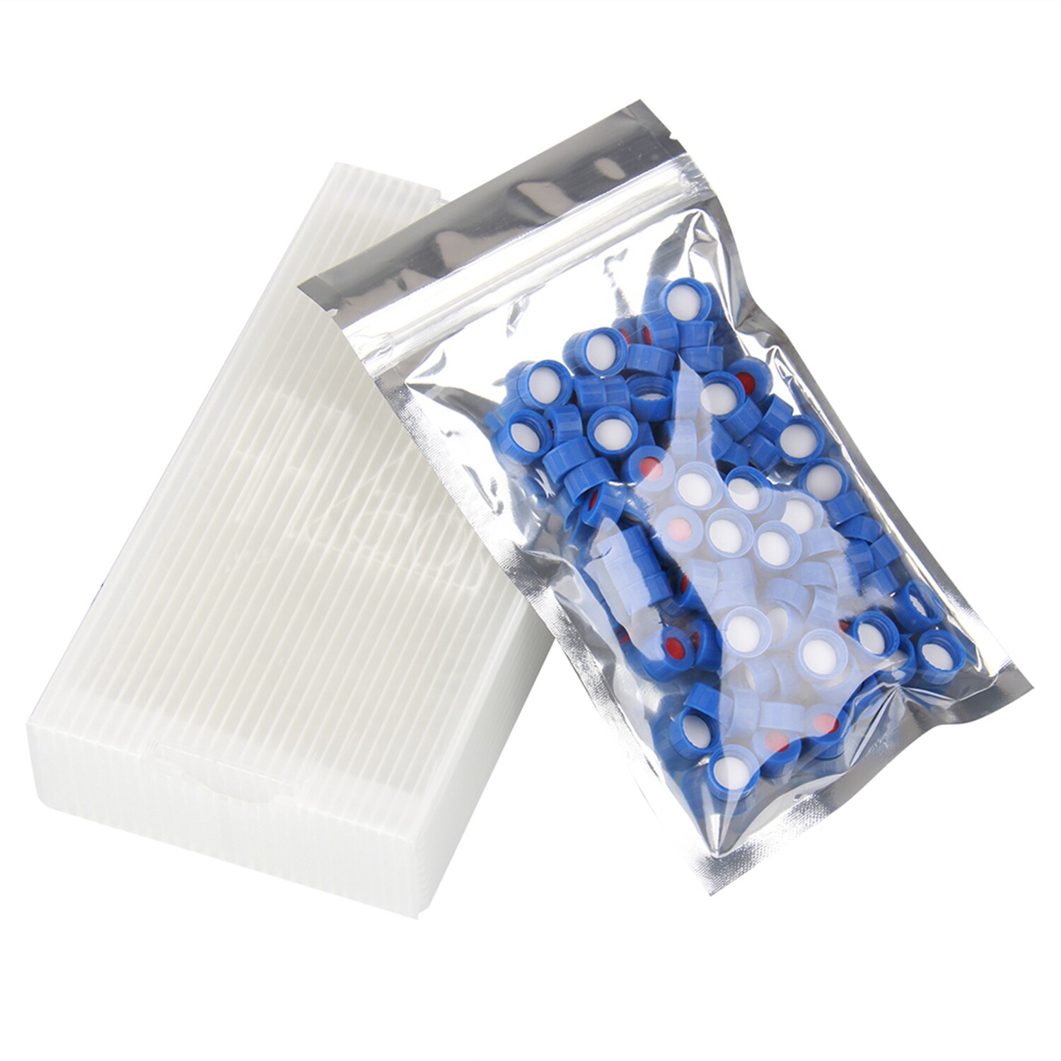 2mL Autosampler Vials &Caps,HPLC Vials,9-425 Clear Glass Vial &Screw Caps 1000pk