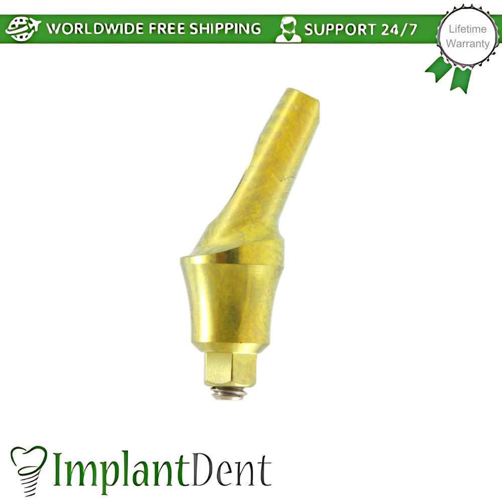 2x Concave Anatomic Angulated Dental Prosthetics 25° Int Hex 2.42 Connection
