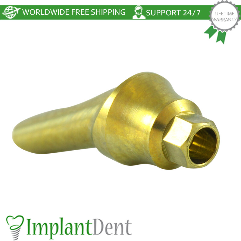 10x Dental Concave Anatomic Angulated Prosthetic 25° Int Hex 2.42mm Dentistry