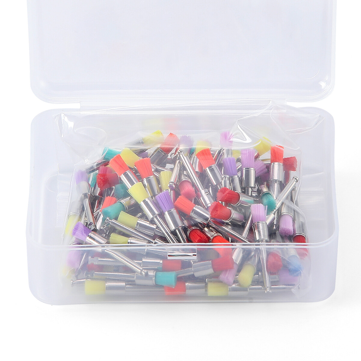Dental Nylon Materials Closure Flat Polishing Polisher Prophylaxis Brushes