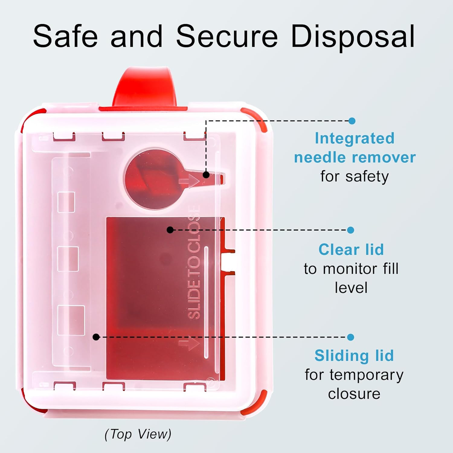 Sharps Container Small – Sharps Containers for Home Use and Labs – Portable Need