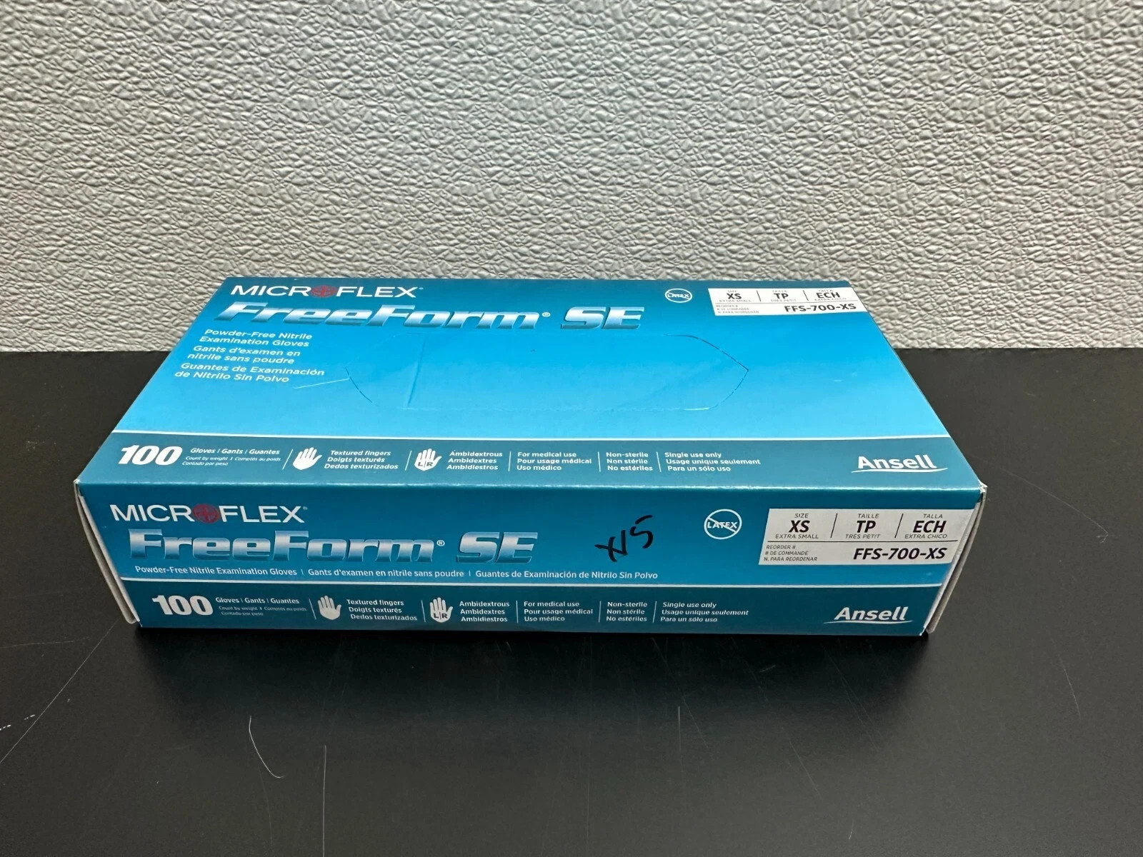 Ansell MICROFLEX FreeForm XS FFS-700-XS Nitrile Gloves Lot of 15 Packs