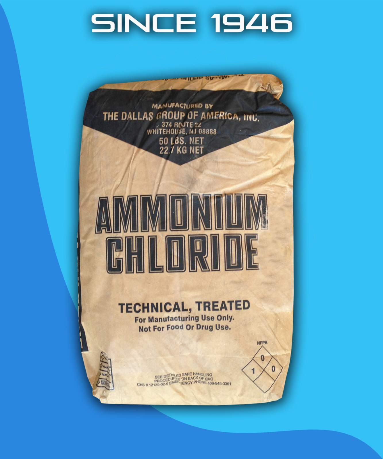 Ammonium Chloride 10 lb Bag