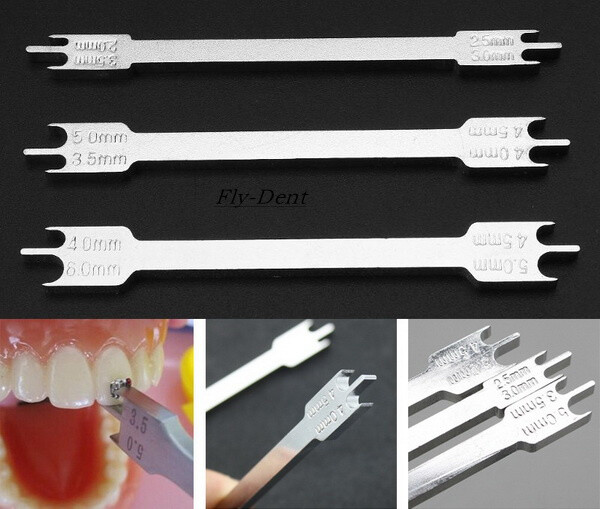 Dental Orthodontic Bracket Positioner Bracket Placement Gauge Locator Instrument