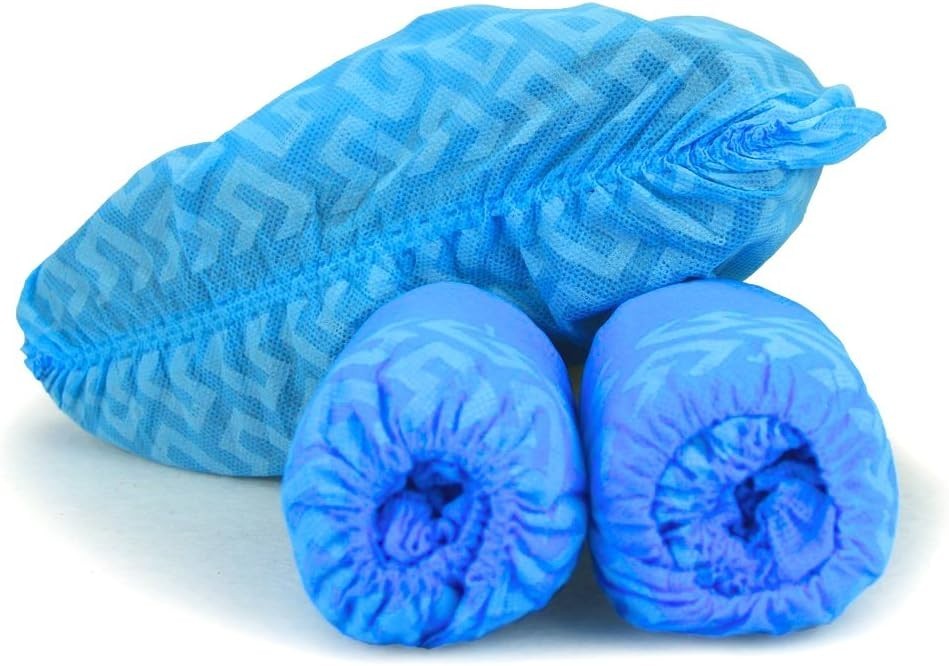 500 Pack of X-Large Slip-Resistant Disposable Boot Covers – Durable & Recyclable