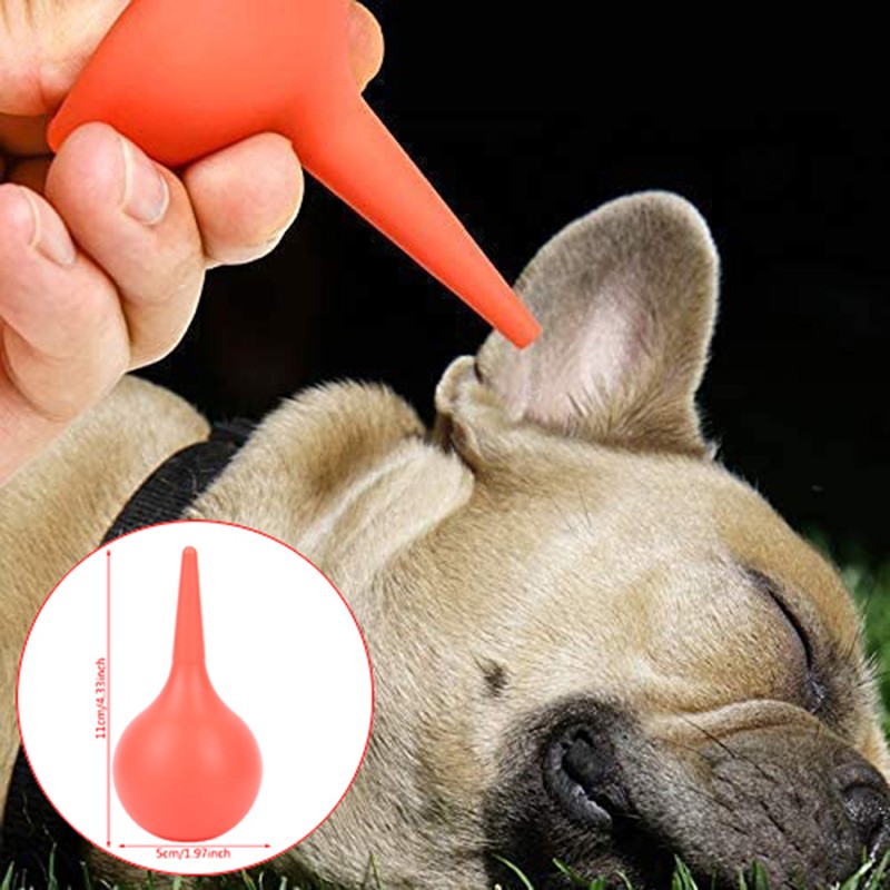 90ml Rubber Suction Ear Washing Syringe Squeeze Kids Ear Care Baby Care T KPt1