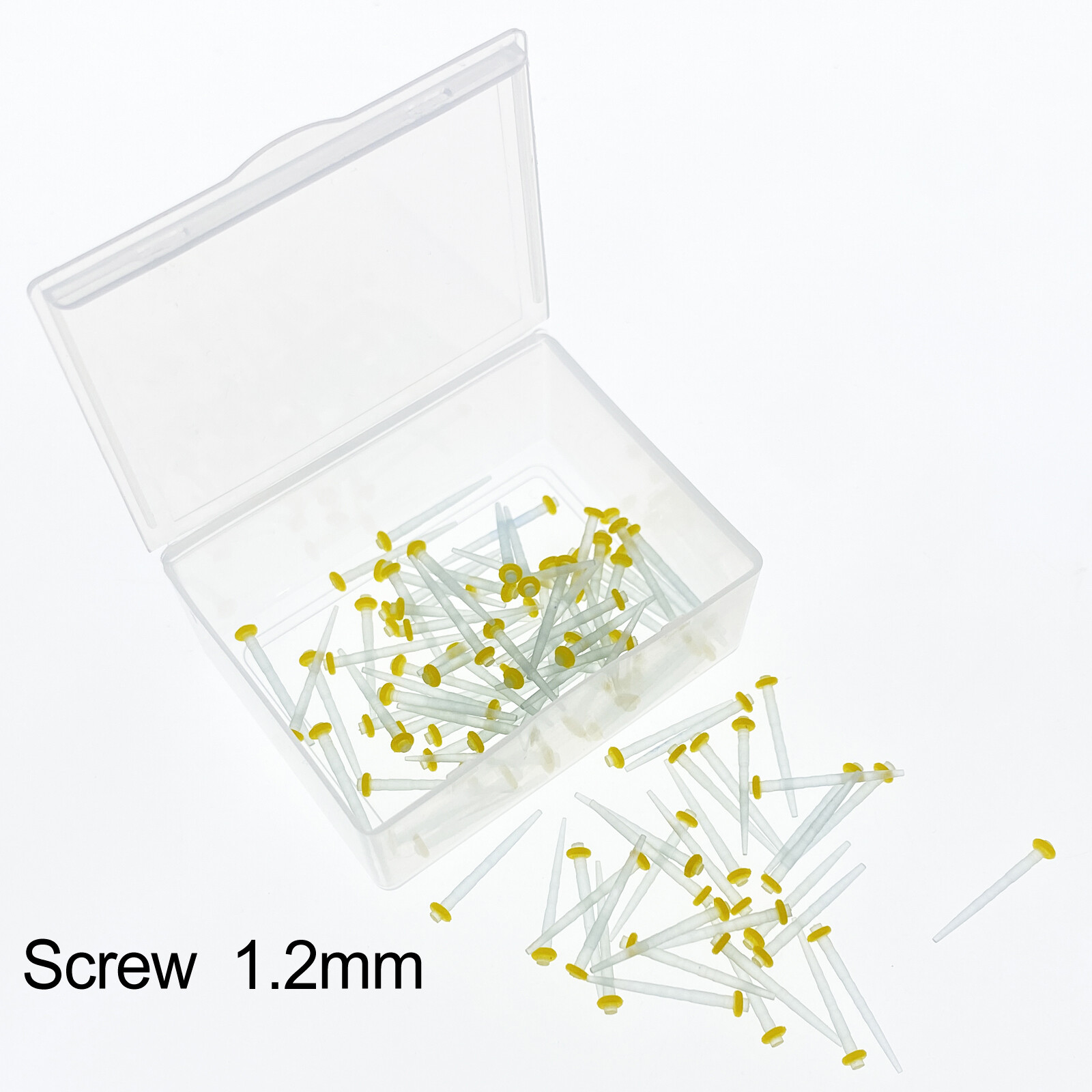 Dental Endo Quartz Fiber Post Straight Screw Thread Posts 1.0 1.2 1.4 1.6 1.8mm