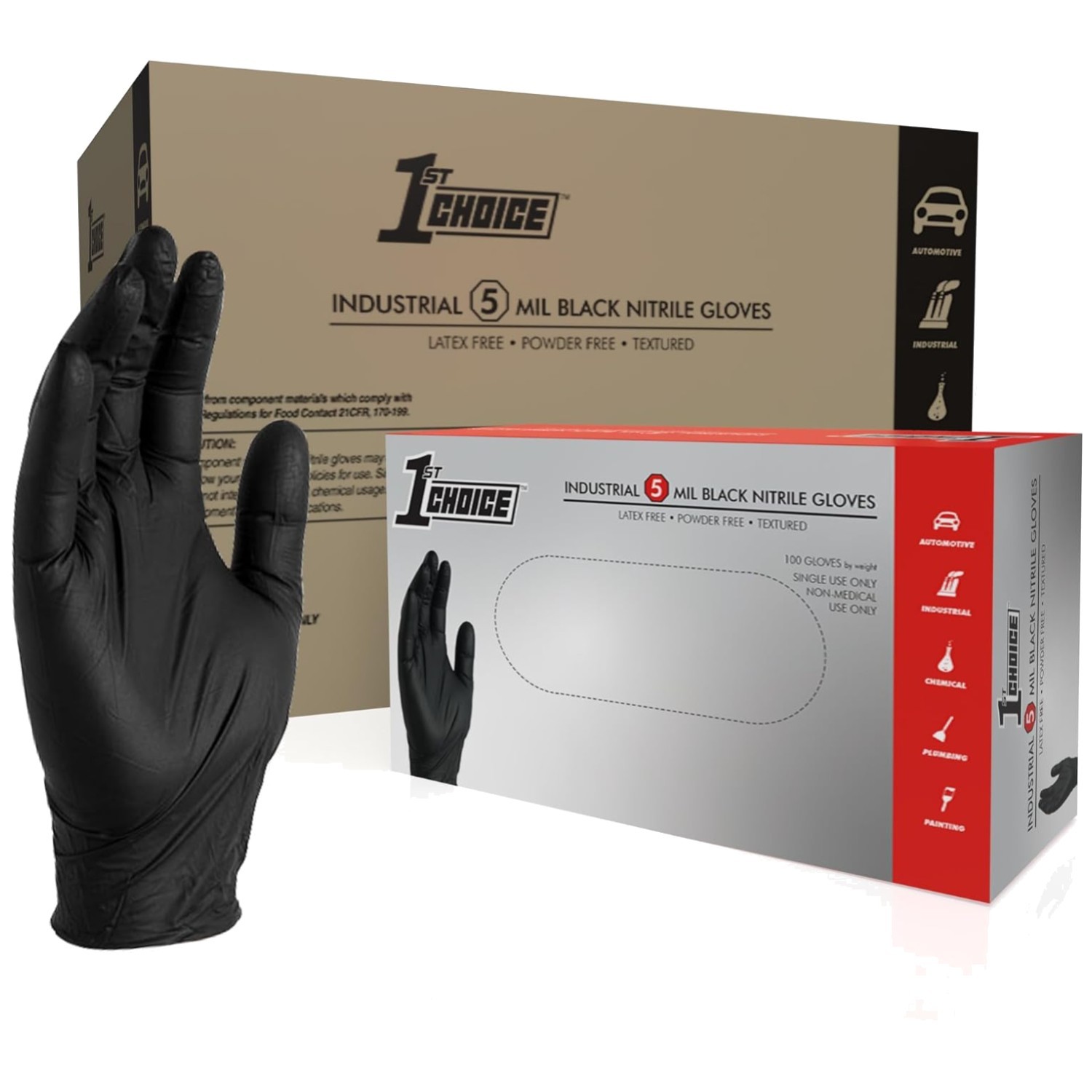 Disposable Latex-Free Gloves – 6 Mil Thickness