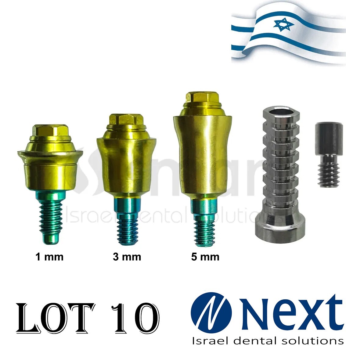 lotx10 MIS conical C1 WP Fit Straight Multi Unit 1mm/3mm/5 mm