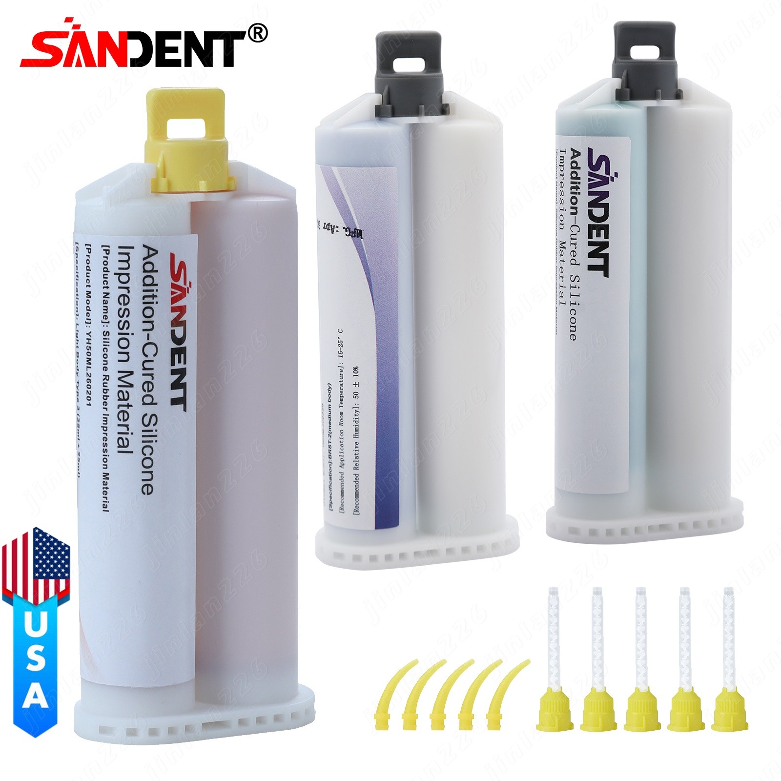 HEAVY BODY FAST SET VPS Dental Impression Material FAST Set 50ML Cartridges PVS