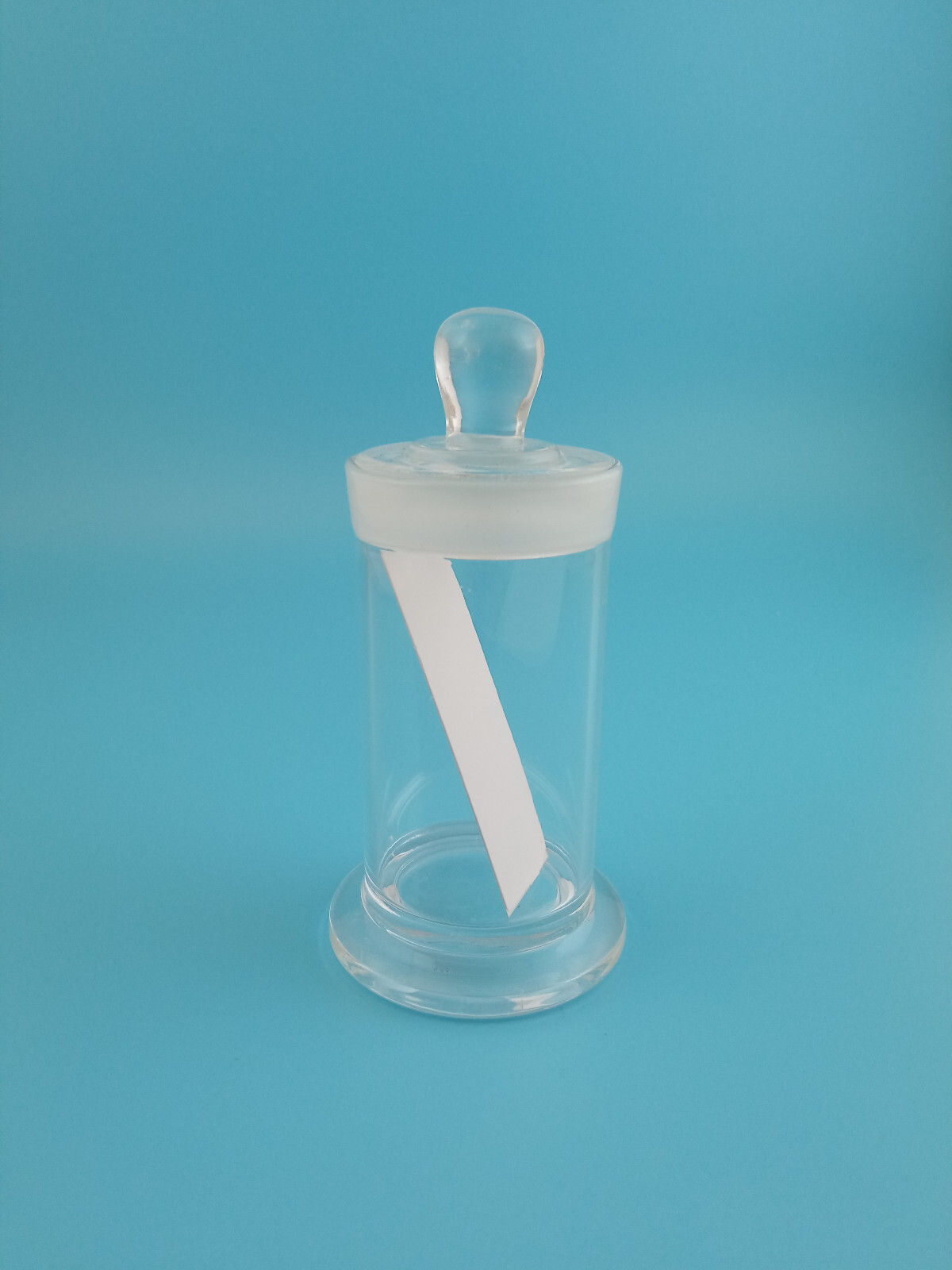 TLC Developing Glass Jar Bottle for TLC strips Small Cylindrical Tank Chamber