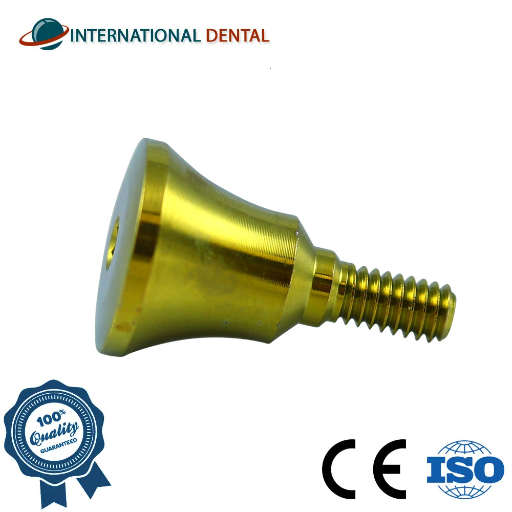5x Dental Titanium Concave Anatomic Healing Cap Ø6.3 – Extra Wide Int Hex 2.42mm