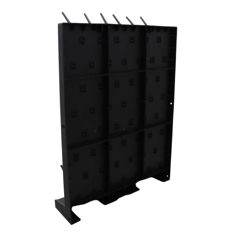 52-Pegs PP Drying Rack Single Side Cleaning Board for Test Tubes Flasks Draining