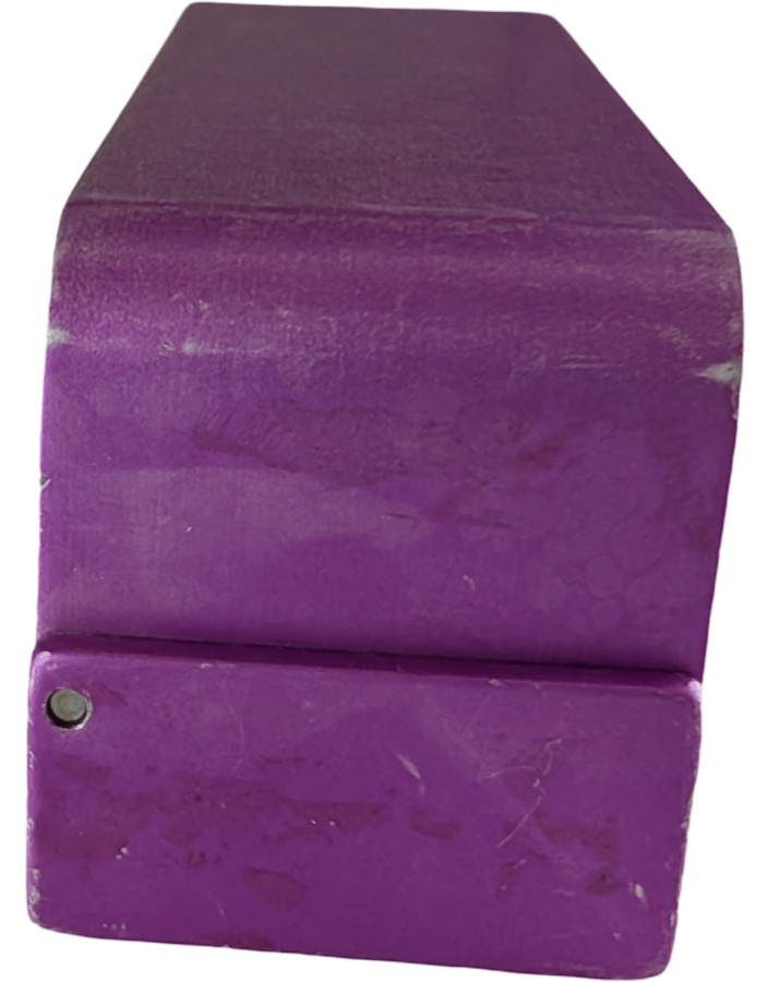 Brasseler USA A620PR Purple Aluminum Bur Block 12-Hole FG With 10 Assorted Burs