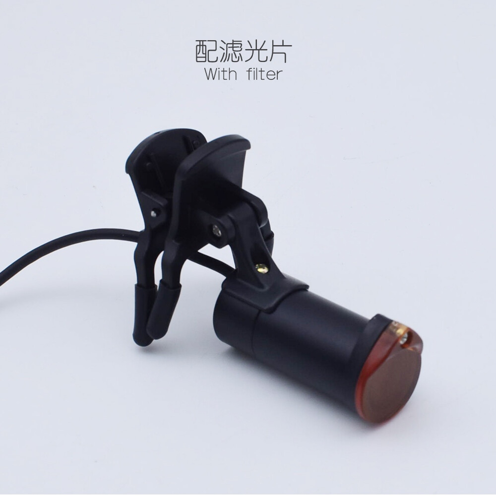 1W LED Portable Clip Type Dental ENT Exam Surgical Medical Headlight with Filter