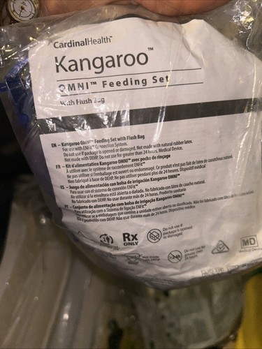 One Kangaroo Omni Feeding Set 1000ml BSPFF NEW SEALED Cardinal Health