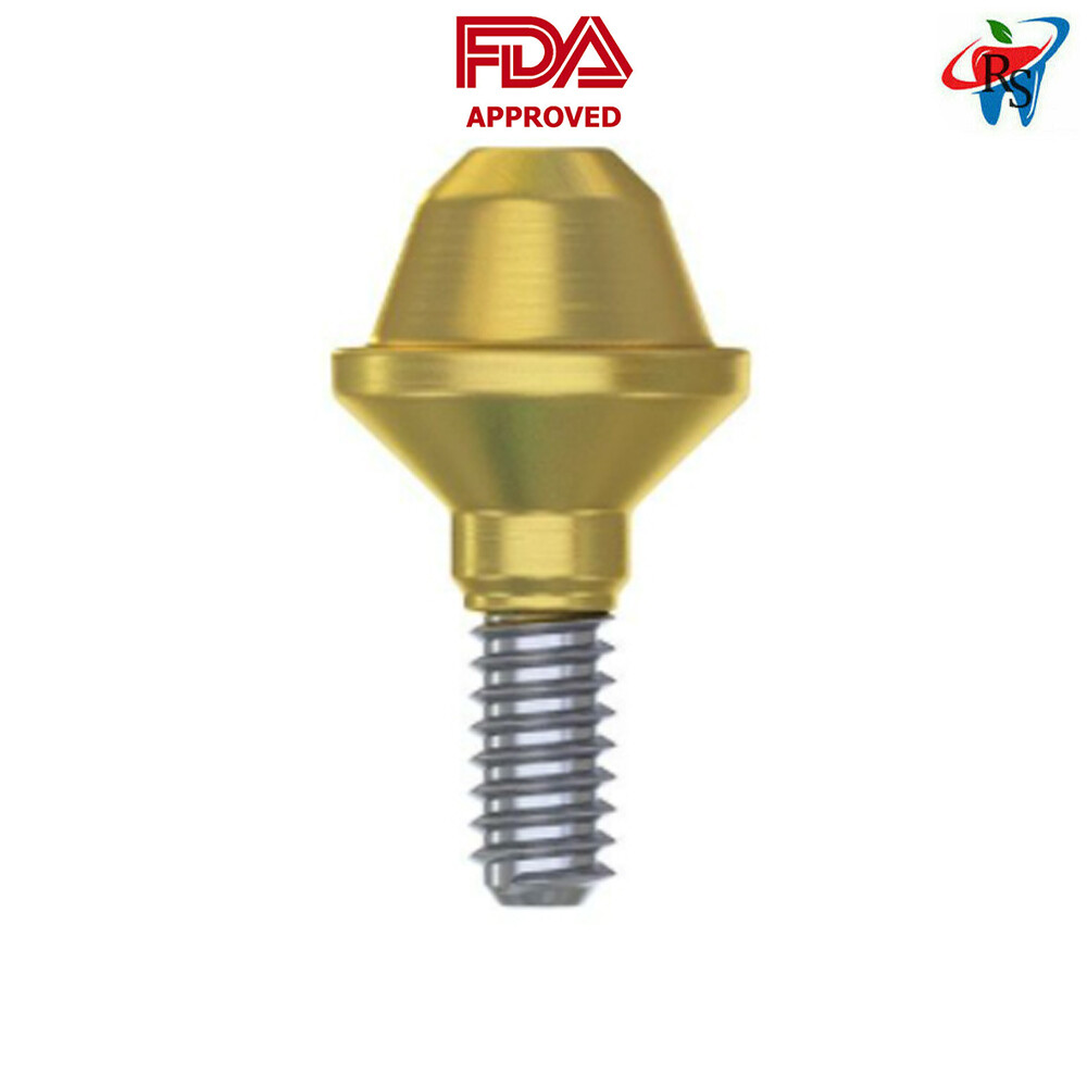 10x Set Straight Multi-Unit 1.6 RP Int Hex 2.42mm + Titanium Sleeve Fixture
