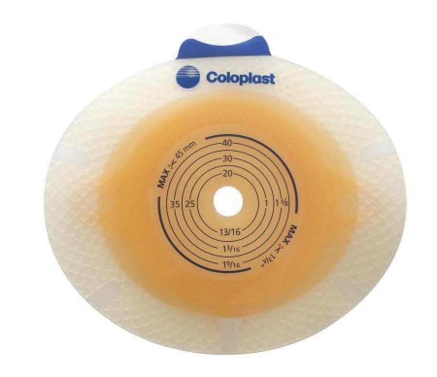 Coloplast SenSura Flex Xpro Barrier Trim Fit Beige 60mm Flange .625-1.75″ Open 5
