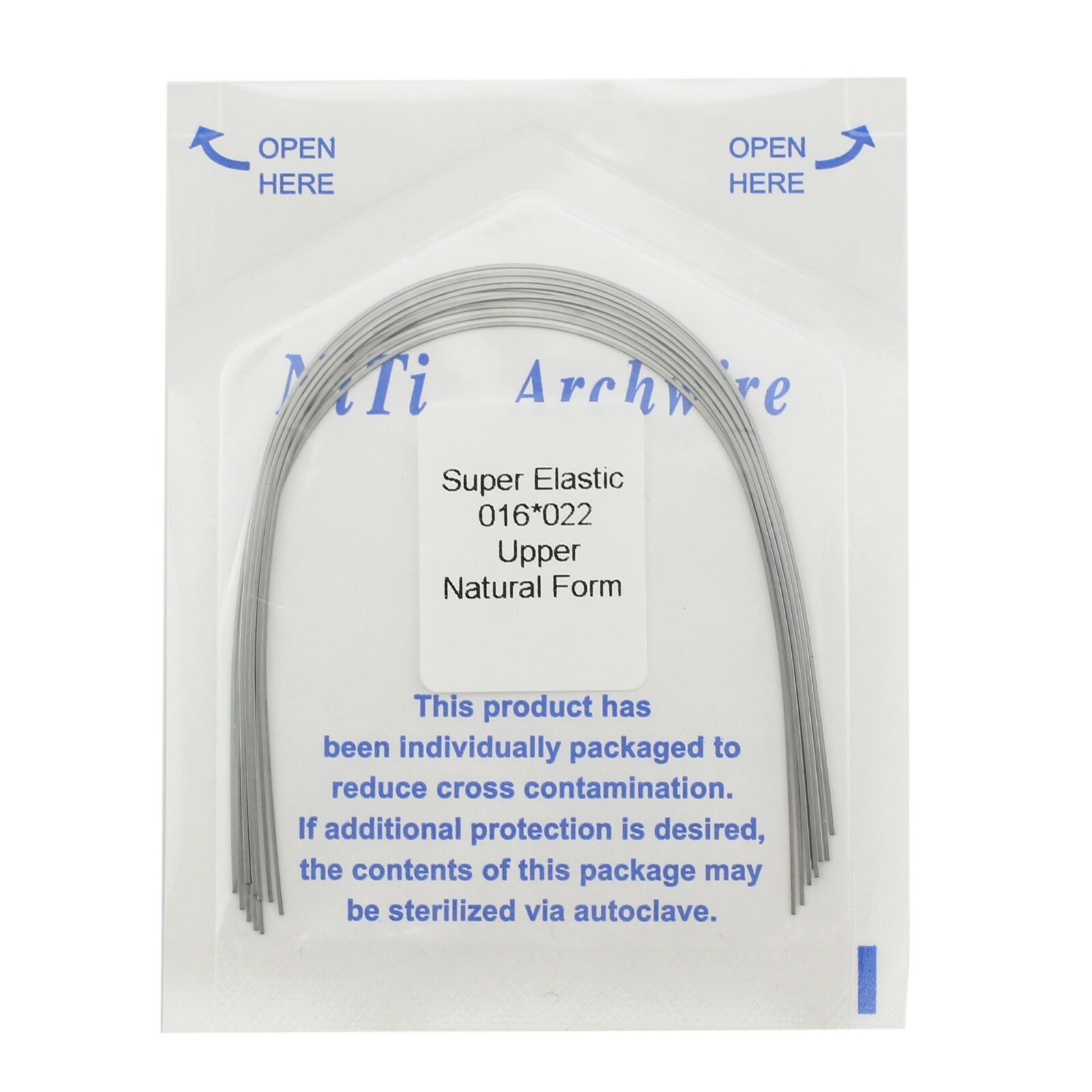 Orthodontic Arch Wires Dental Niti Super Elastic Rectangular Natural Ortodoncia