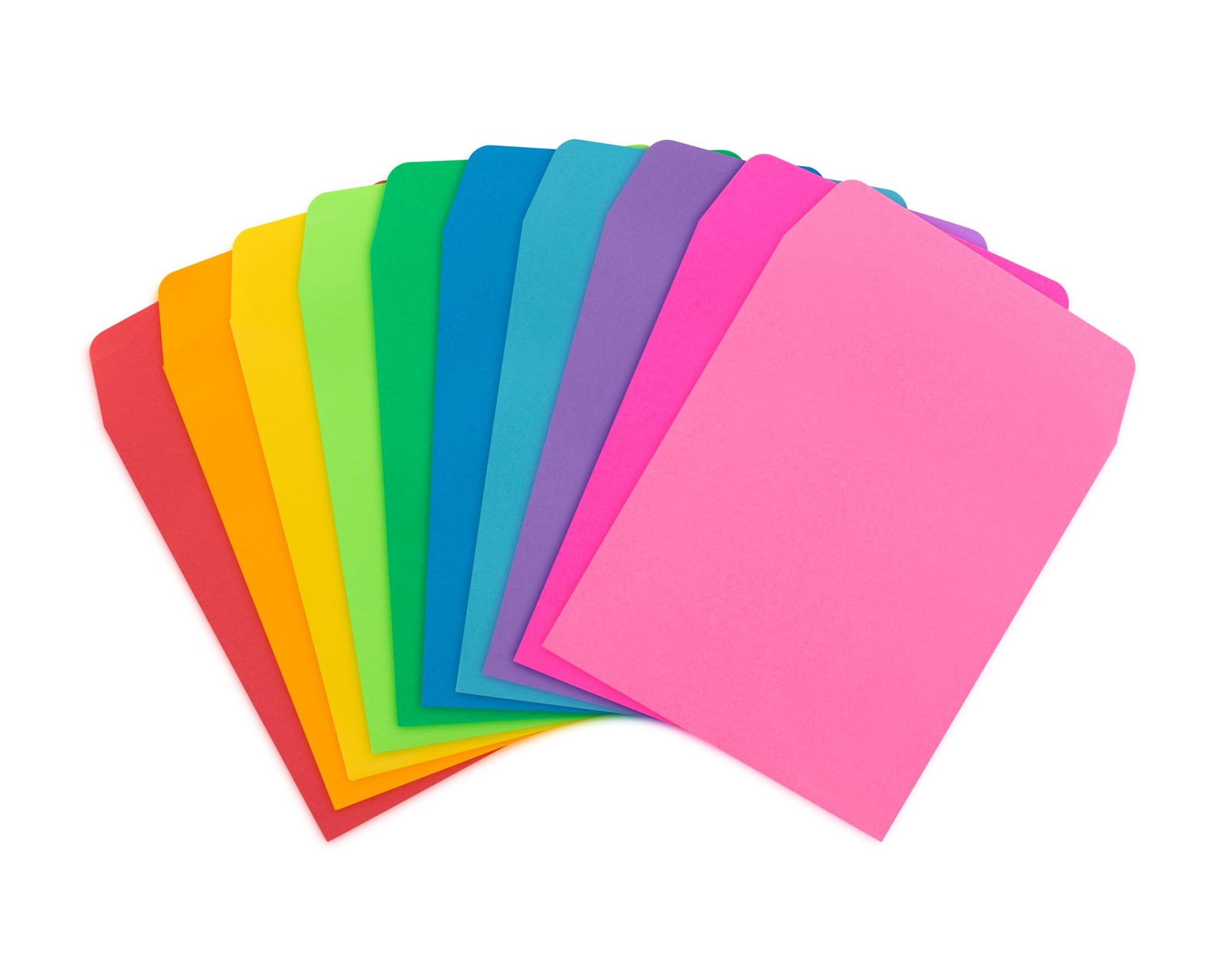 Hygloss 100 Library Card Pockets 3.5×5 Inch – Non-Adhesive Pocket Envelopes – 10