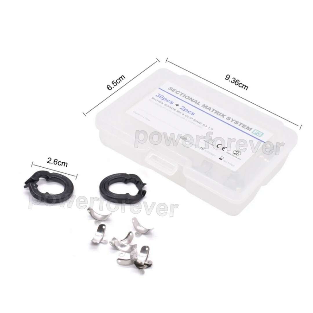 Dental Sectional Contoured Matrix System Matrices Bands Clip Clamp Holder Ring