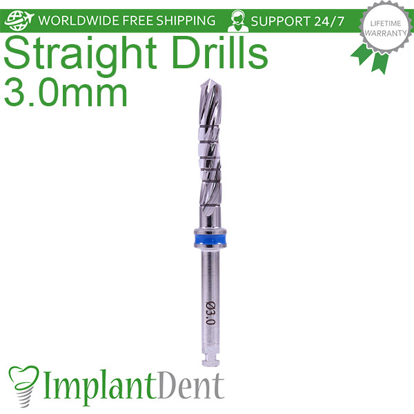Dental Straight Drills 16mm External Irrigated & Marking Drill 1.9mm Tool