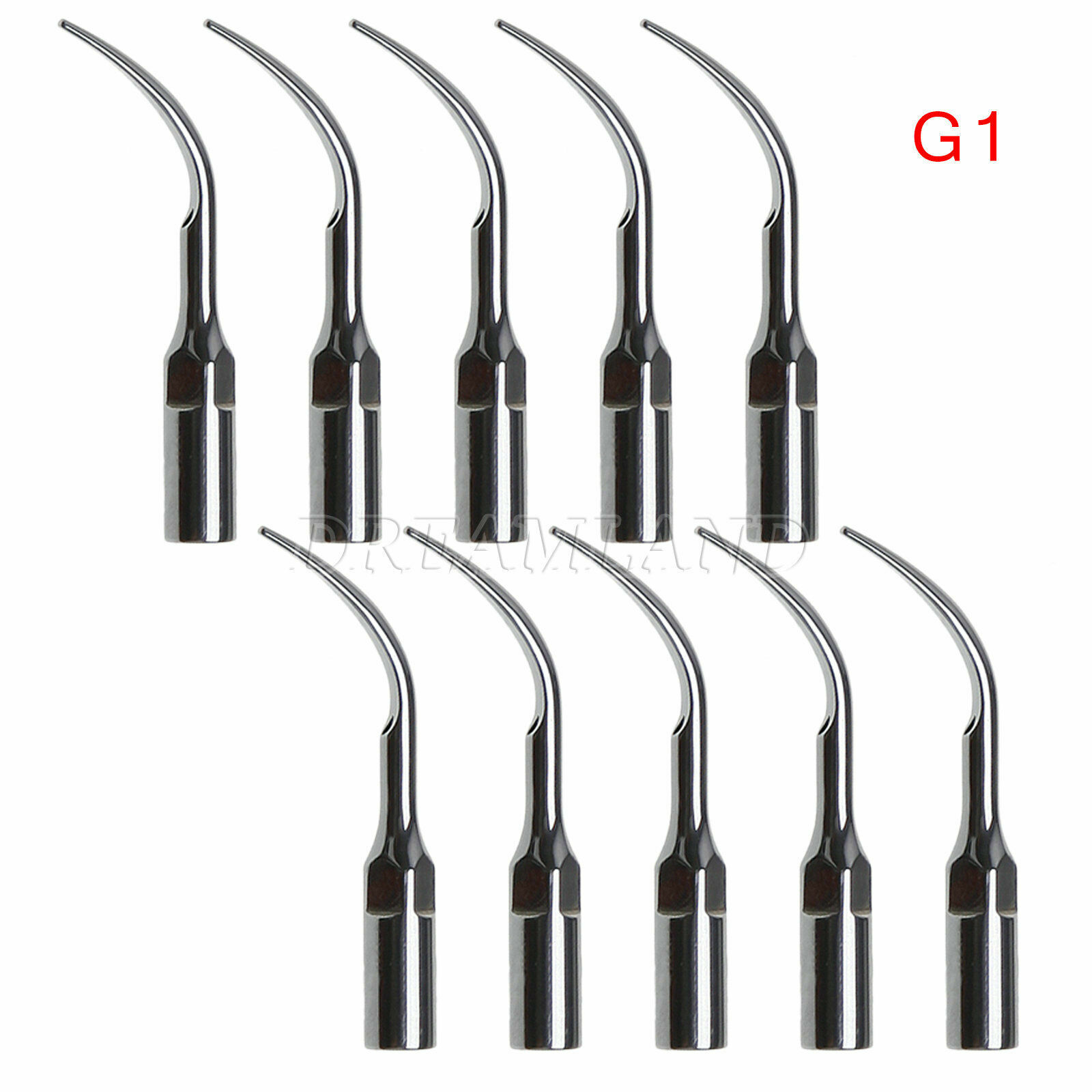 10*Ultrasonic Piezo Scaler Scaling Insert Tip G1 for Woodpecker EMS Handpiece