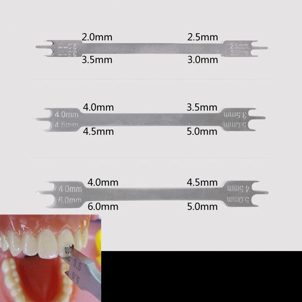Dental Adjustable Movable Height Positioner Positioning Bracket Gauge Locator