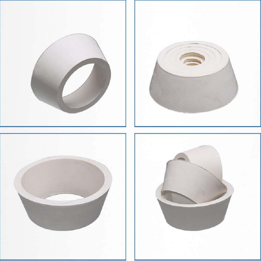 9 Count Filter Adapter Cones Set, Buchner Funnel Flask white