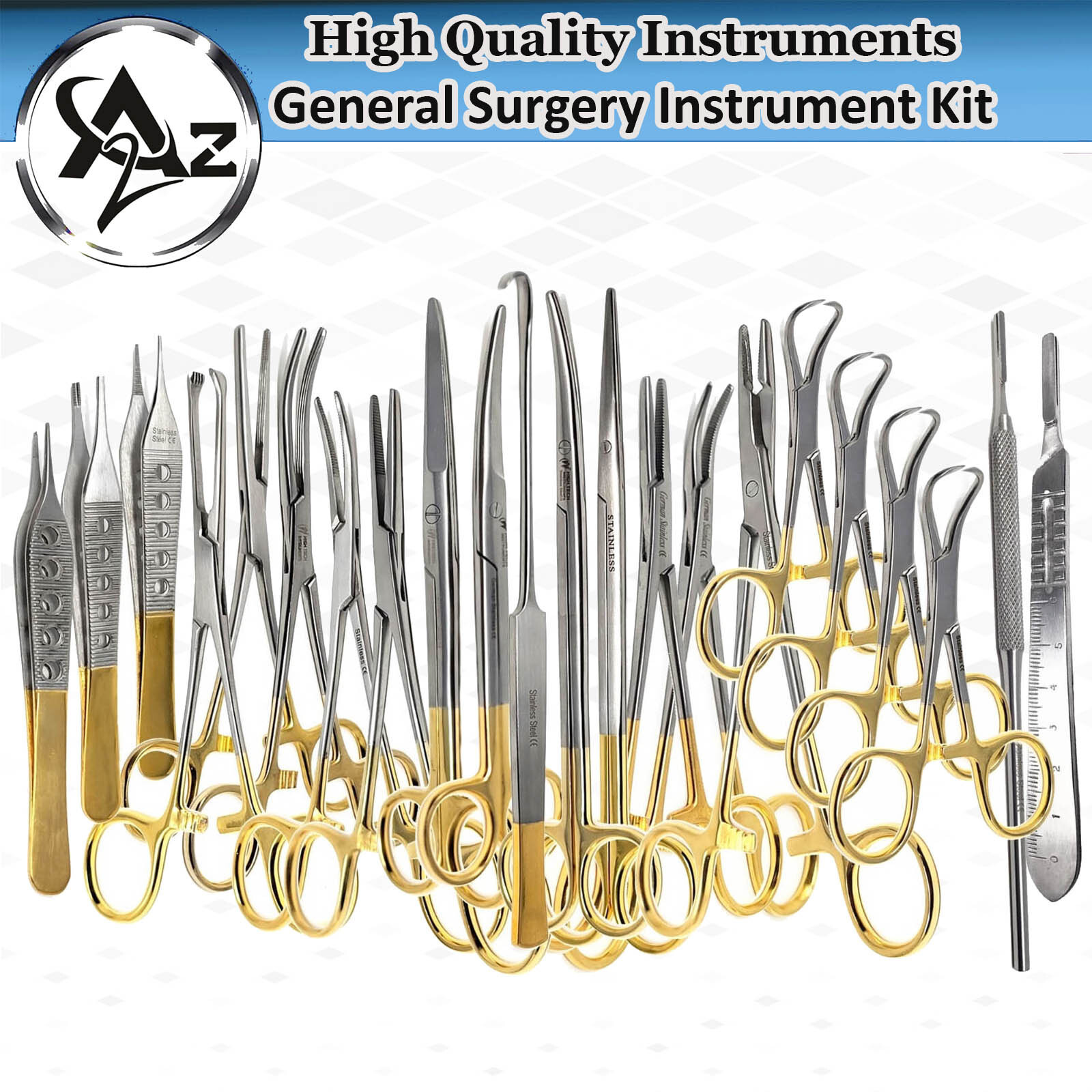 22pc Suture Removal Kit Basic Surgical Supplies Medical &VET Training Stainless