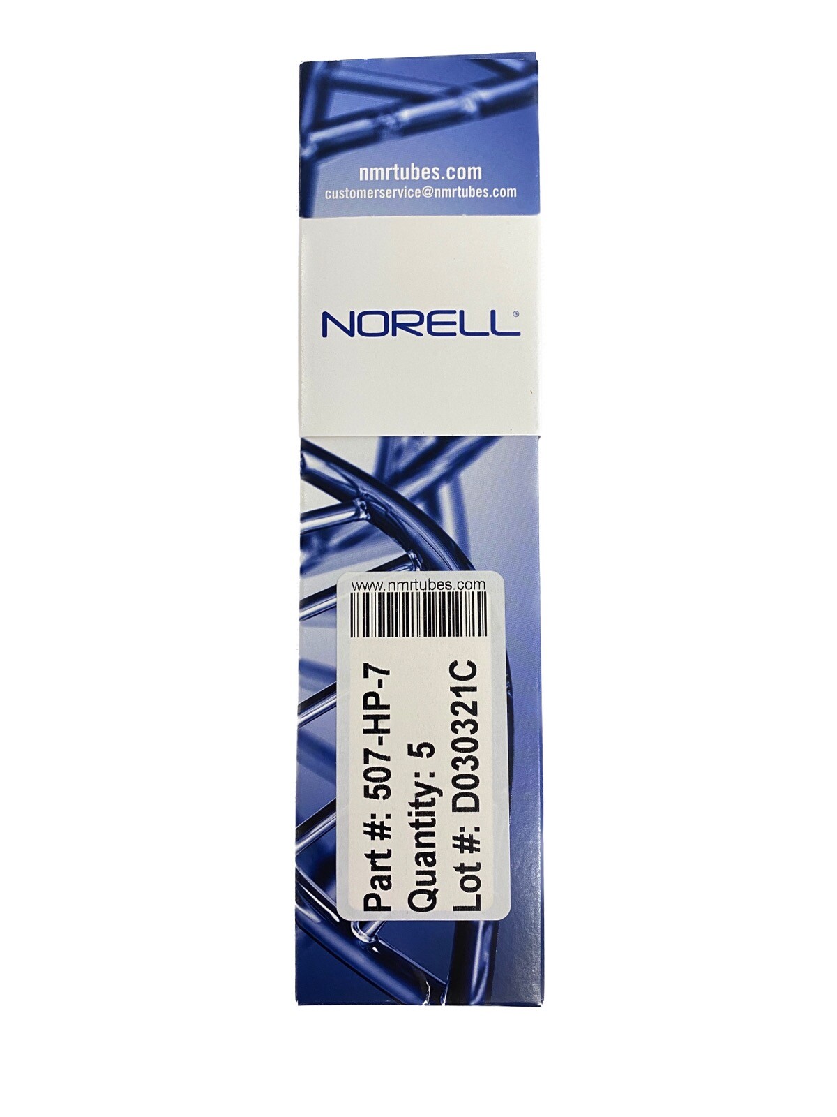 (5/Pk) SIGMA-ALDRICH NORELL Standard Series 5mm NMR Tubes 400MHz NOR507HP7
