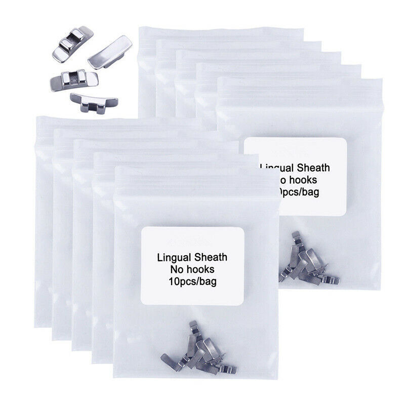 10 Pcs Dental Stainless Steel Lingual Accessory Orthodontic No/Left/Right Hook