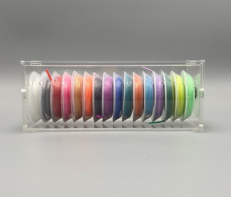 Dental Orthodontic Power Chains Dispenser Storage Box Acrylic Placing Holder