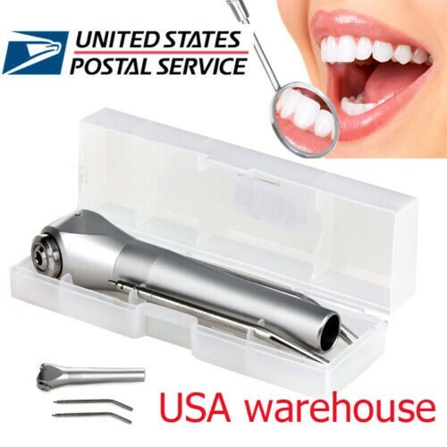 Dental 3 Way Air Water Spray Triple Syringe Handpiece & 2 Nozzles Tips Tubes CE