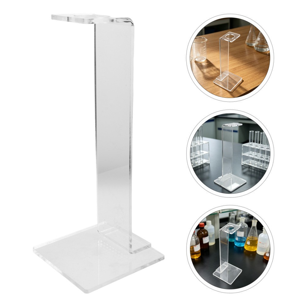 Acrylic Syringe Stand: Clear Acrylic Feeding tubes Organizer Desktop 50ml